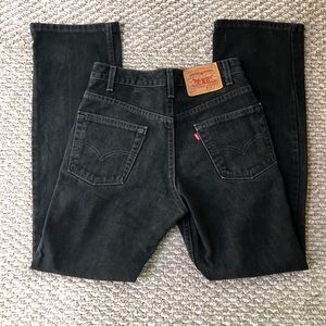 VINTAGE LEVI’S  black wash jeans